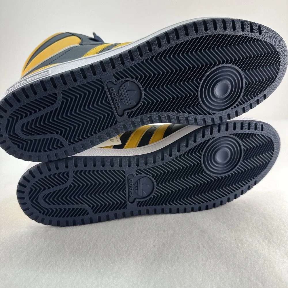 adidas Top Ten RB FV4926 Men's Size 11 Navy Yellow High Top Sneakers New